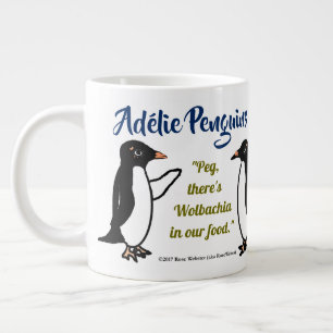Café Gigante Pingüinos de Adélie 20 onzas. taza por RoseWrite