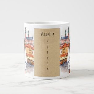 Café Gigante Polonia, bienvenidos a Cracovia, taza de especiali