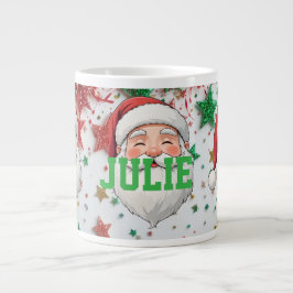 Café Gigante Regalo de taza de Navidad personalizada