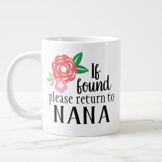 Café Gigante Si por favor encontrada vuelta a la taza de Nana (Izquierda)
