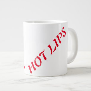 Café Gigante taza caliente de los labios