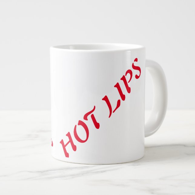 Café Gigante taza caliente de los labios (Derecha)