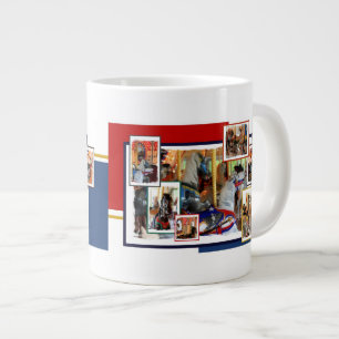 Café Gigante Taza caliente pintada carrusel de la bebida de los