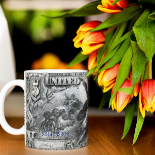 Café Gigante Taza Certificado de Plata de $5 - Billete de Banco