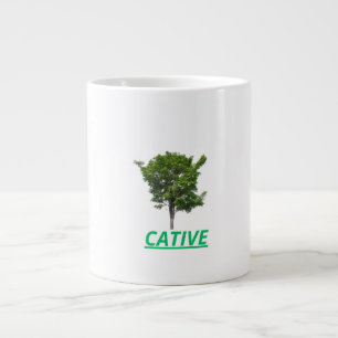 Café Gigante Taza con arbol en via de extinción