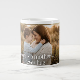 Café Gigante Taza de Abrazo Eterno de Madre e Hijo