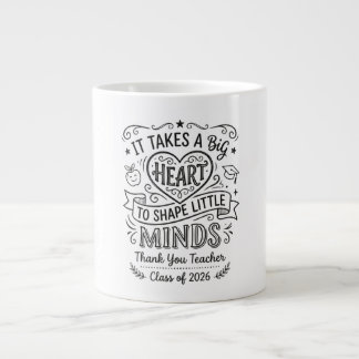 Café Gigante Taza de Agradecimiento a los Maestros Clase de 202