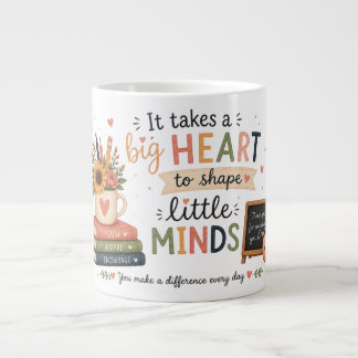 Café Gigante Taza de Agradecimiento para Maestros