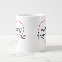 Café Gigante Taza de amor por trabajar desde casa