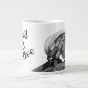 Café Gigante Taza de arte del cangrejo ermitaño ecuatoriano 'Cr