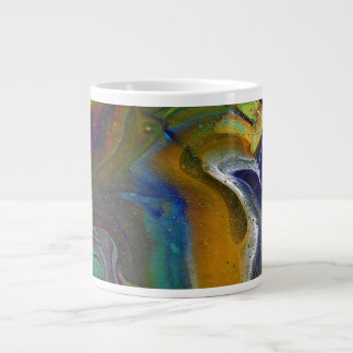 Café Gigante Taza De Bebida Abstracta Colorida Indecisa 3
