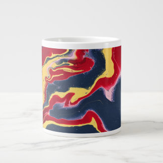Café Gigante Taza de bebida abstracta colorida Sadie 1