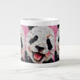 Café Gigante Taza De Cerámica Colorida Con Textura Para Amantes