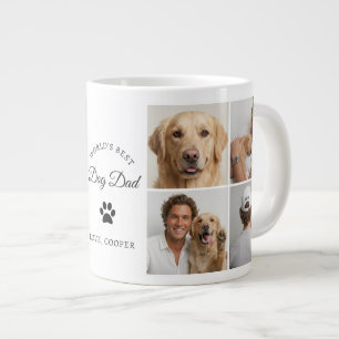 Café Gigante Taza de Colage de Fotos Personalizadas del Mejor P