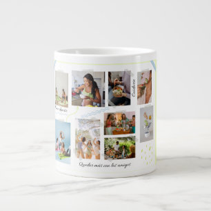 Café Gigante Taza de collage de amigos Taza de recuerdo perso