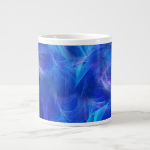 Café Gigante Taza de destello azul
