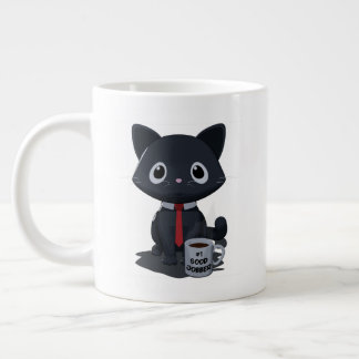 Café Gigante Taza de especialidad del gato trabajador número un