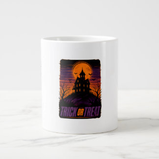 Café Gigante Taza de Espresso Casa Embrujada de Truco o Trato