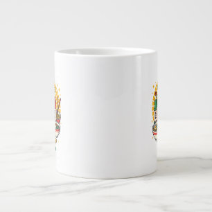 Café Gigante Taza de Espresso con Estampado de Cultura Pop Core