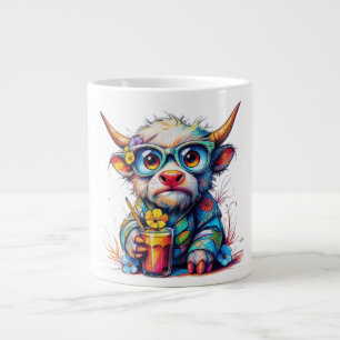 Café Gigante Taza de estado de ánimo tranquilo: Edición isla