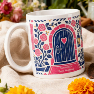 Café Gigante Taza de fin de semana de despedida de soltera con