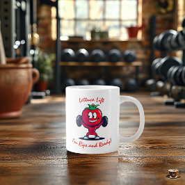 Café Gigante Taza de Fitness Personalizada Tomate Excéntrico Le