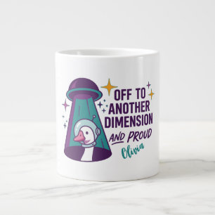 Café Gigante Taza de ganso OVNI personalizada, regalo divertido