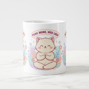 Café Gigante Taza De Gato Lindo Purra Más Sise Menos   Amor Por