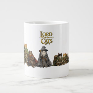 Café Gigante Taza de gatos de fantasía épica