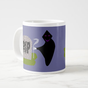 Café Gigante Taza de Halloween Muerte en el Cementerio