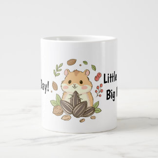 Café Gigante Taza de hámster lindo – Momentos pequeños, gran fe