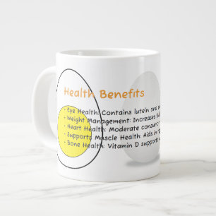 Café Gigante Taza de huevos para microondas (Fabricante de muff