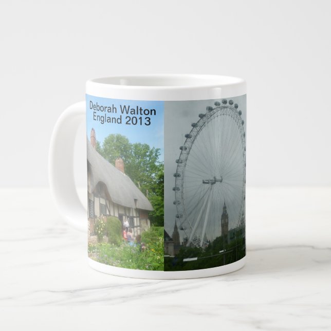 Café Gigante Taza de Inglaterra de Deborah (Izquierda)