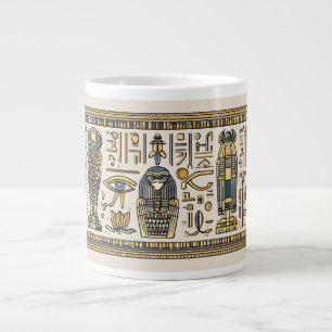 Café Gigante Taza de jeroglíficos egipcios Faraónico