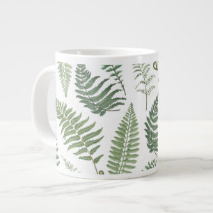 Café Gigante Taza de Jubo del frenesí del helecho