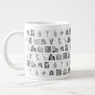 Café Gigante Taza de la colección de animales a lápiz - Horizon