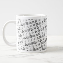 Taza de la Colección de Animales de Lápiz