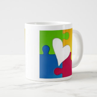 Café Gigante Taza de la conciencia del autismo