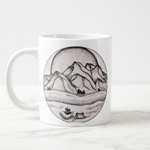 Café Gigante Taza de la montaña
