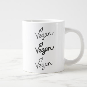 Café Gigante Taza de la porcelana de hueso de la tipografía del