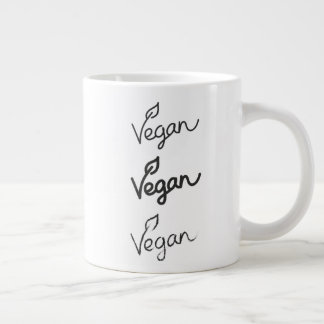 Café Gigante Taza de la porcelana de hueso de la tipografía del
