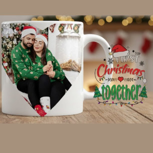 Café Gigante Taza de la Primera Navidad Juntos 2025
