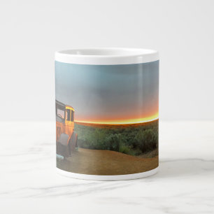 Café Gigante taza de la puesta del sol de la ruta 66
