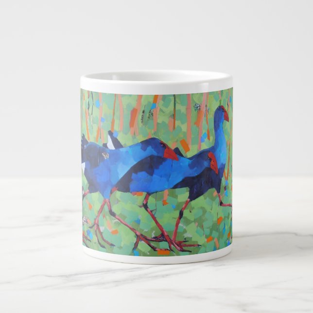 Café Gigante Taza de la raza del pantano (Frente)