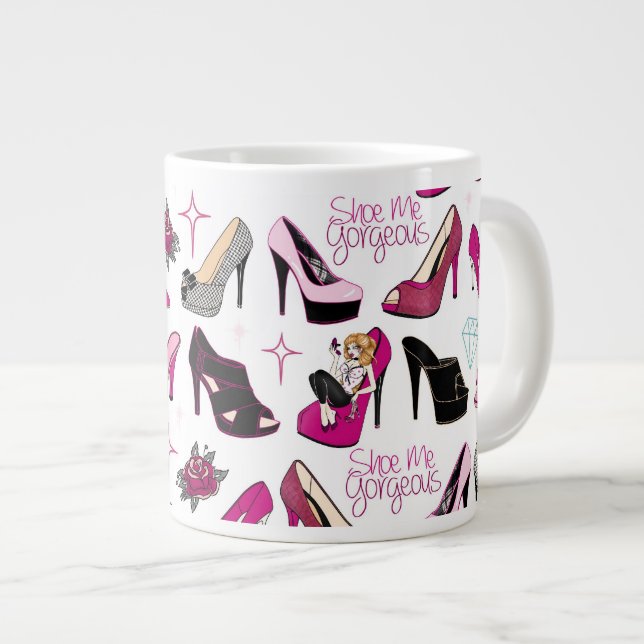 Café Gigante Taza de la taza del zapato del tacón alto (Derecha)