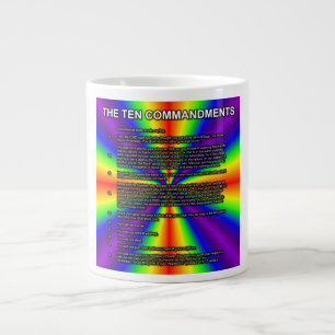 Café Gigante Taza de Los Diez Mandamientos