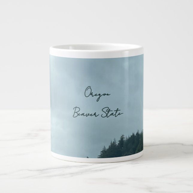 Café Gigante Taza de Oregon (Frente)