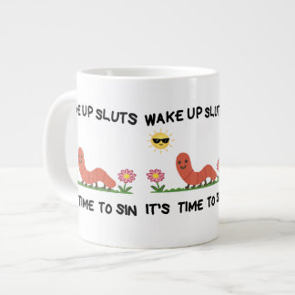 Café Gigante Taza de oruga linda | despierta zánganas