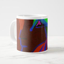 Café Gigante Taza de porcelana ósea Reina de las Sirenas