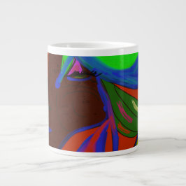 Café Gigante Taza de porcelana ósea Reina de las Sirenas